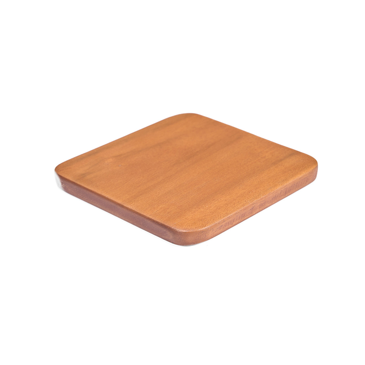 El posavasos de Material - Caoba pulida