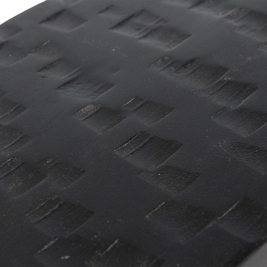 Mesa auxiliar/taburete de madera de mango negra - 40x25x20 cm