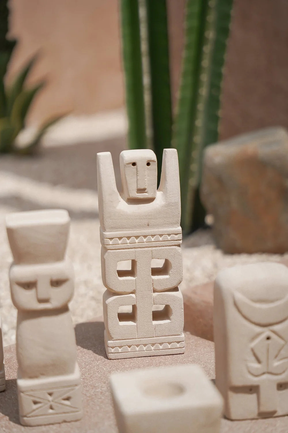 Estatua de piedra - Hombres de piedra