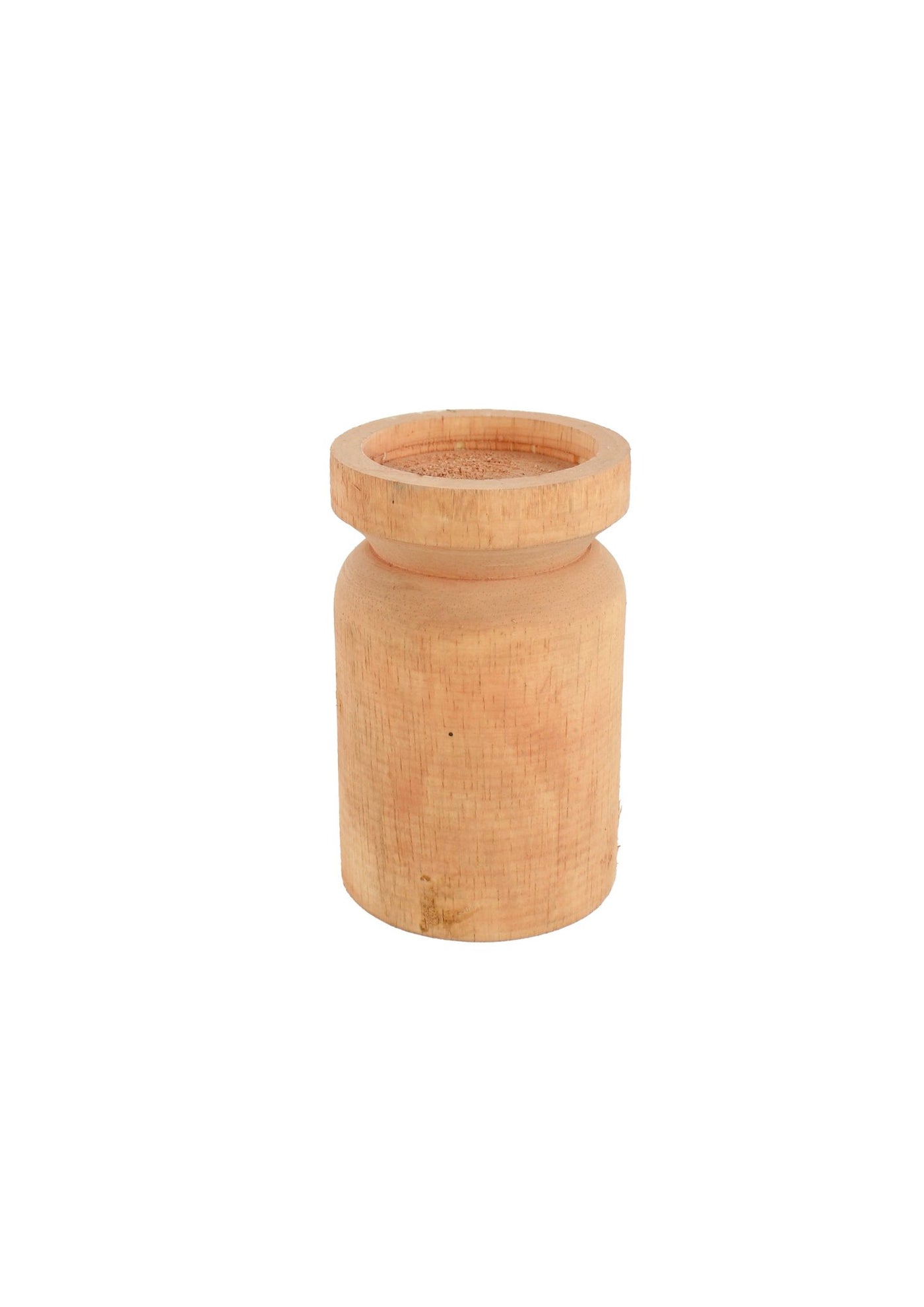 Candelabro de Madera Naranja – M