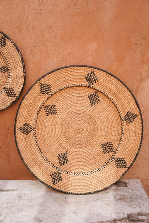 Decoración de pared de ratán - El Komodo (70 cm)