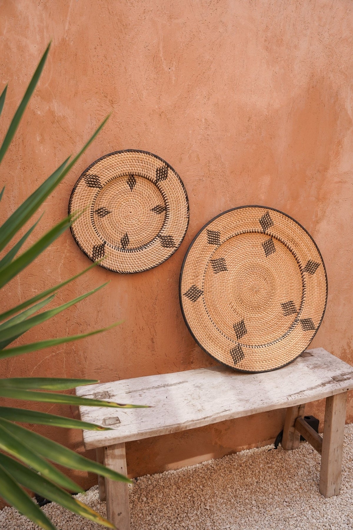 Decoración de pared de ratán - El Komodo (70 cm)