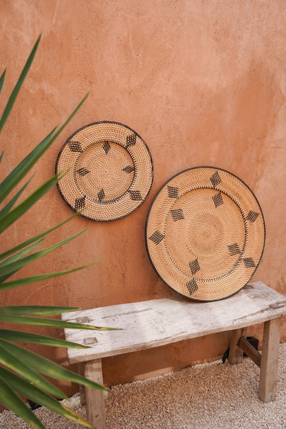 Decoración de pared de ratán - El Komodo (70 cm)