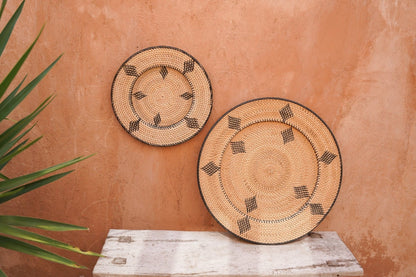 Decoración de pared de ratán - El Komodo (70 cm)