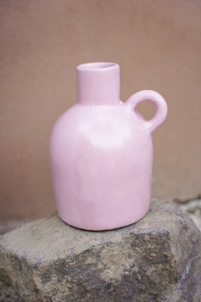 Jarrón de terracota - El clásico - Rosa
