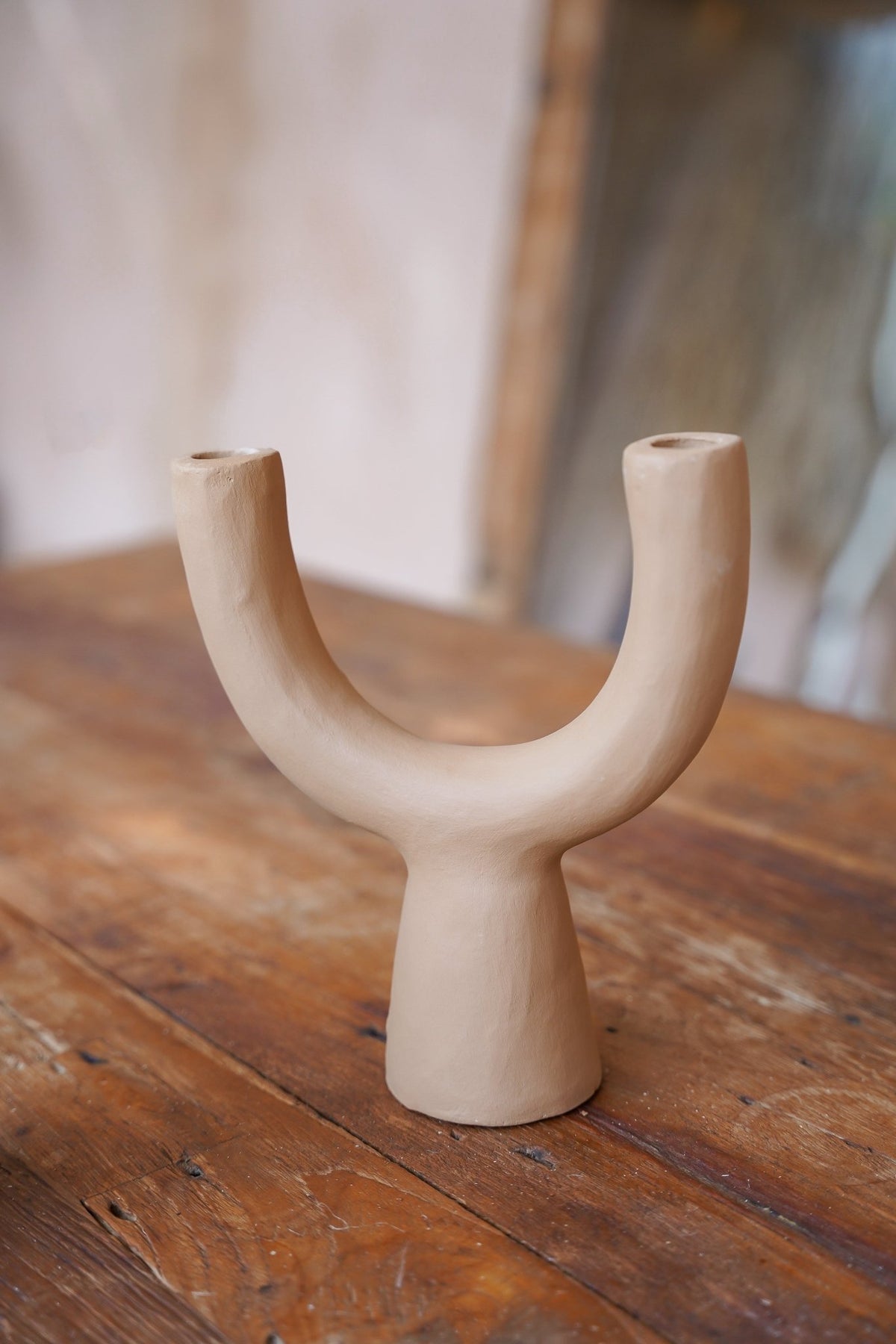 Candelabro marrón - Terracota - De Pohon