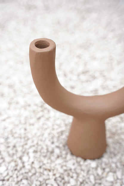 Candelabro marrón - Terracota - De Pohon