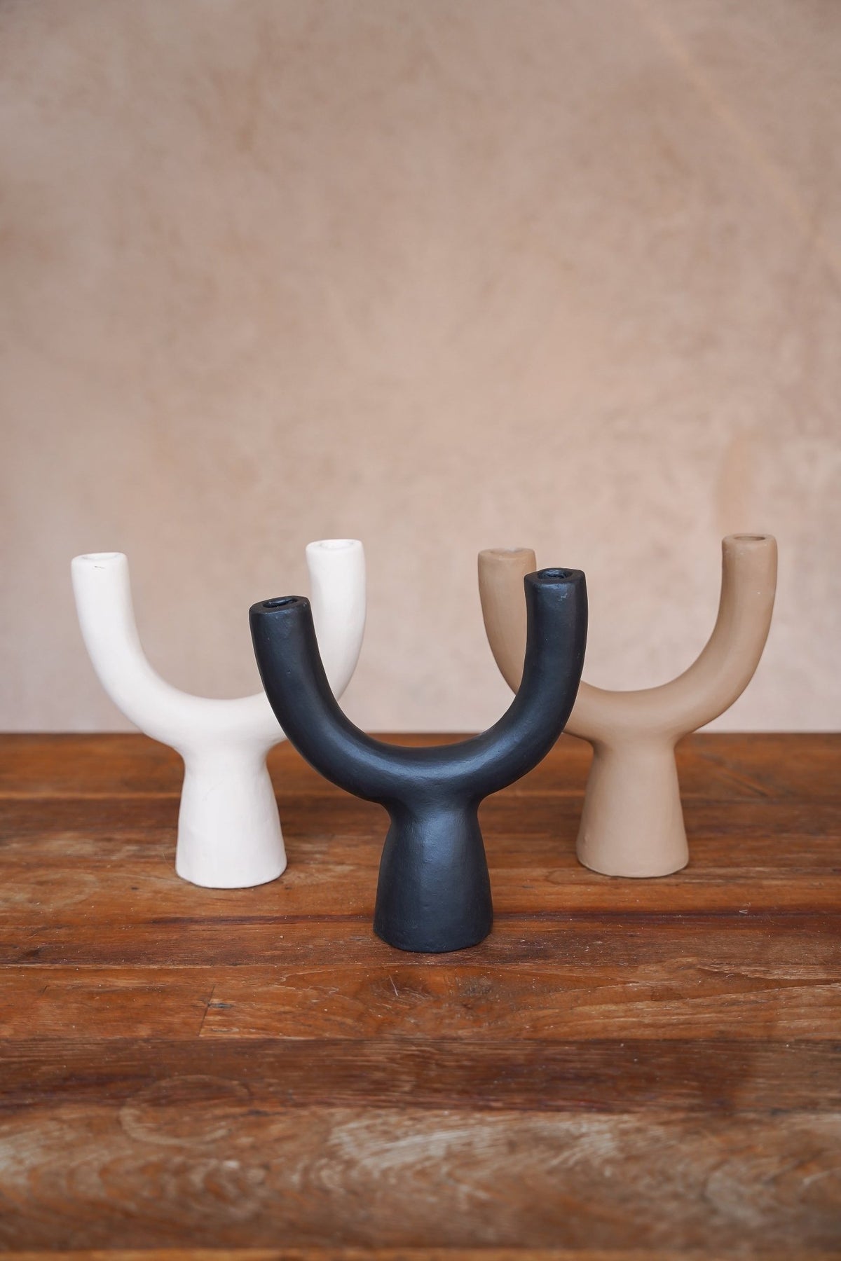 Candelabro marrón - Terracota - De Pohon