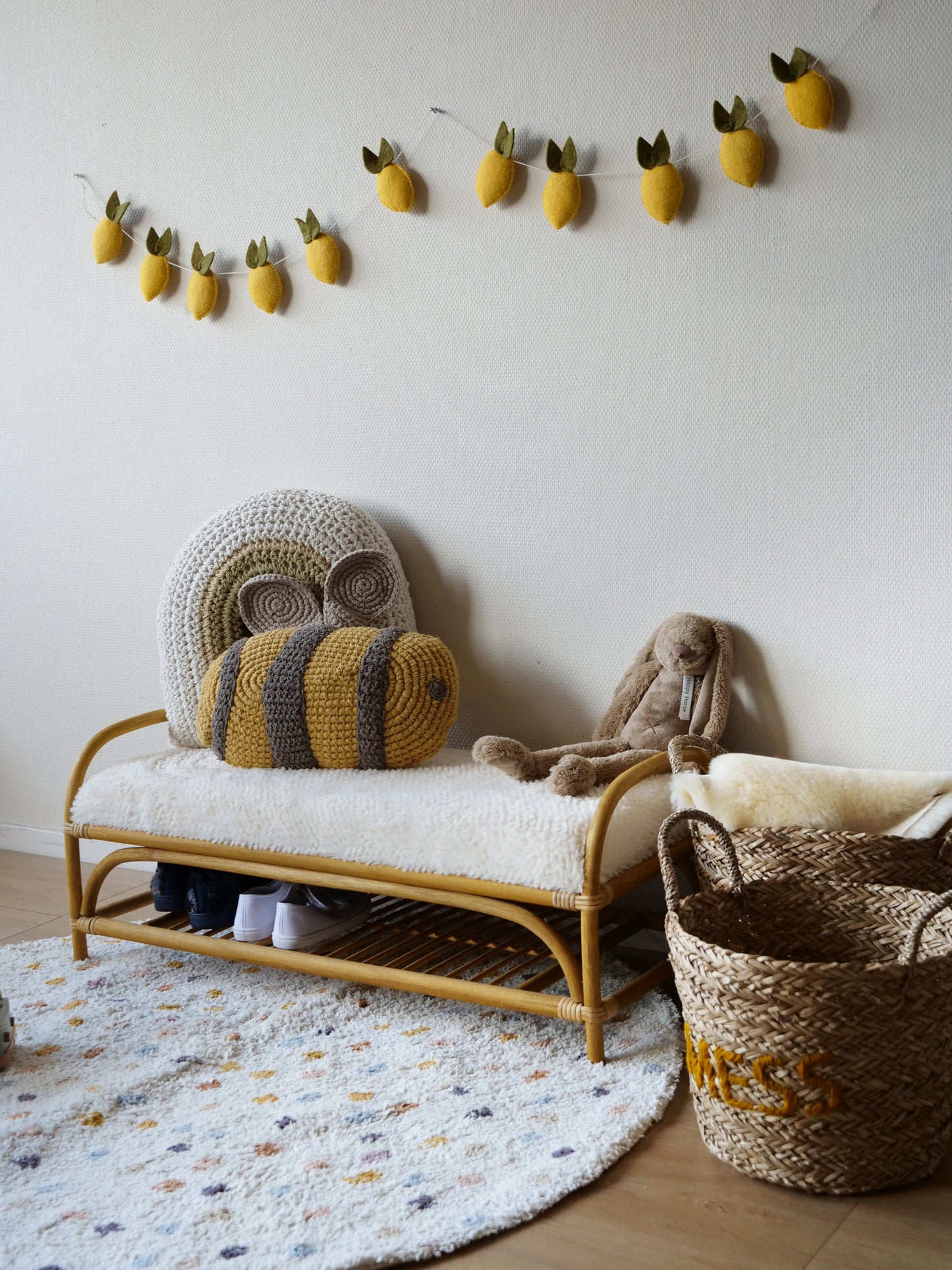 Kidsdepot banco Banu natural - blanco