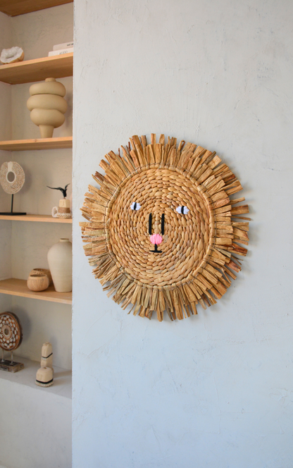 Cabeza de animal León - Decoración habitación infantil - Hippie Monkey