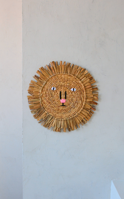 Cabeza de animal León - Decoración habitación infantil - Hippie Monkey
