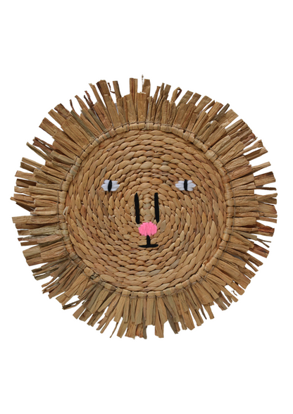 Cabeza de animal León - Decoración habitación infantil - Hippie Monkey
