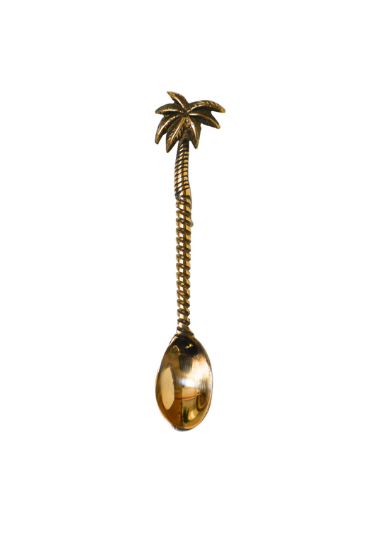 La cuchara de latón Palmtree - Hippie Aap