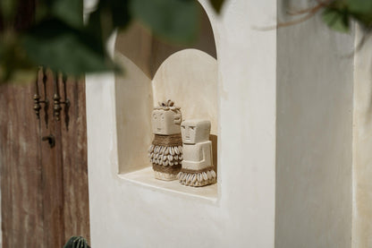 Estatuilla de piedra - Hombres de piedra boho - N.º 1