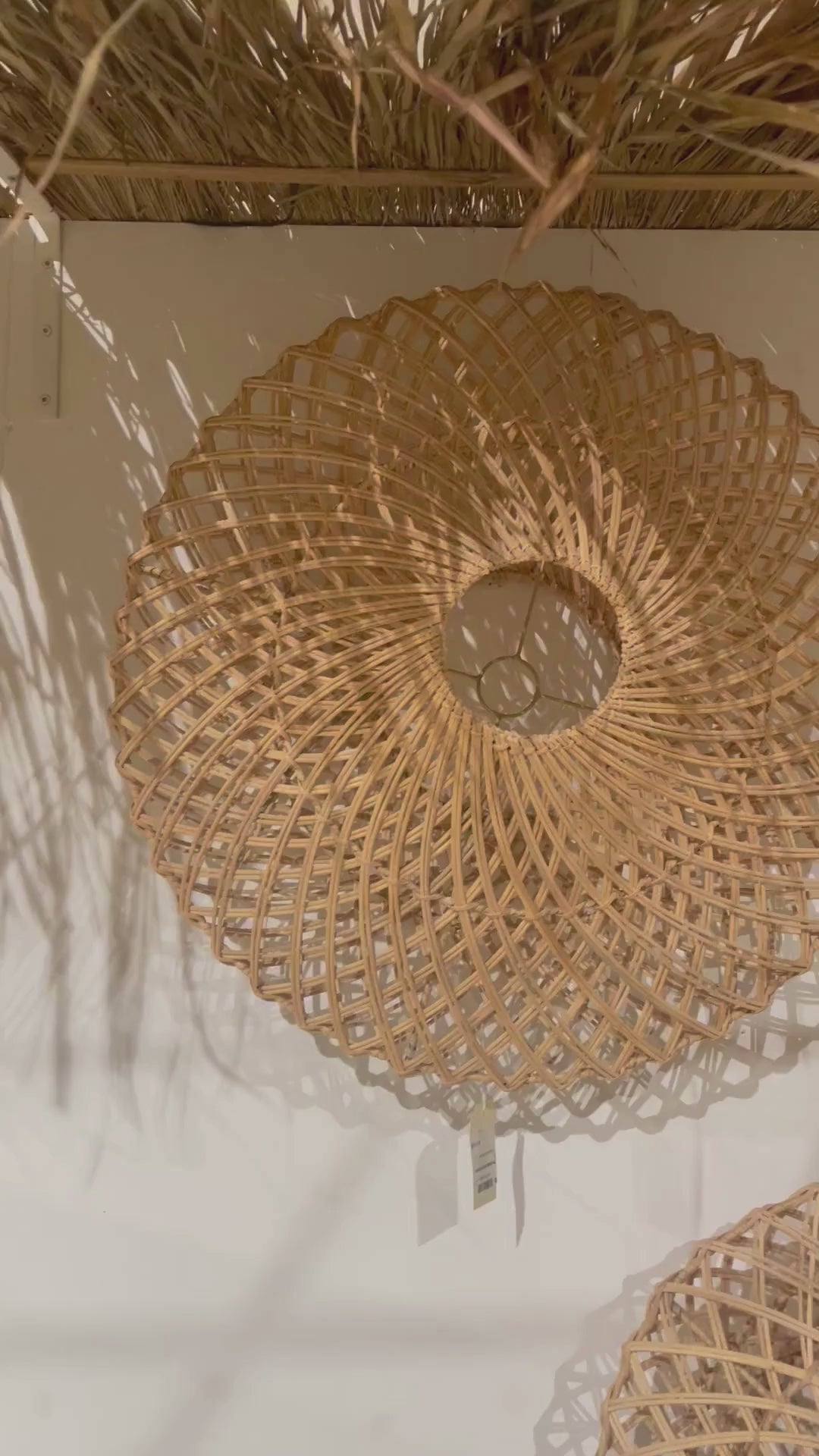 Aplique de pared de ratán - Bulat Wand – L