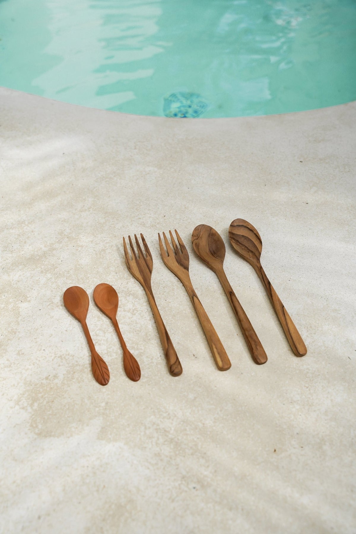 Set de cubiertos de madera - Hippie Monkey