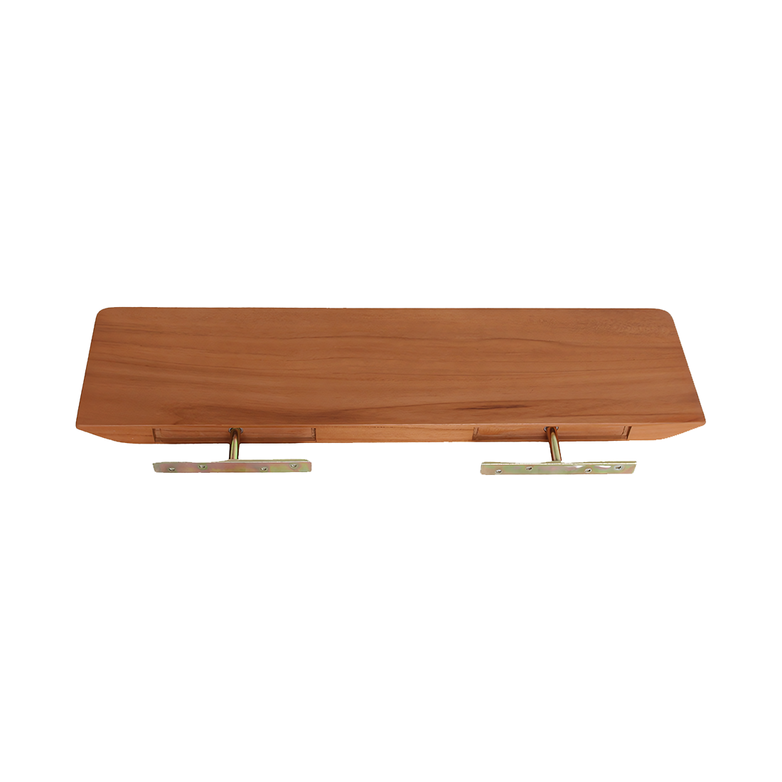 Estante de pared de teca Craftsman - 60 cm