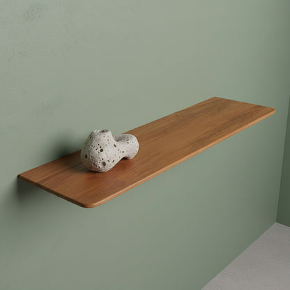Estante de pared de teca Craftsman - 60 cm
