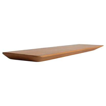 Estante de pared de teca Craftsman - 90 cm