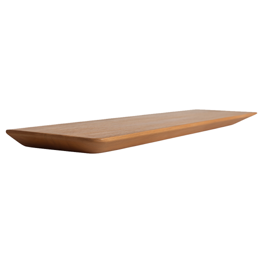 Estante de pared de teca Craftsman - 90 cm