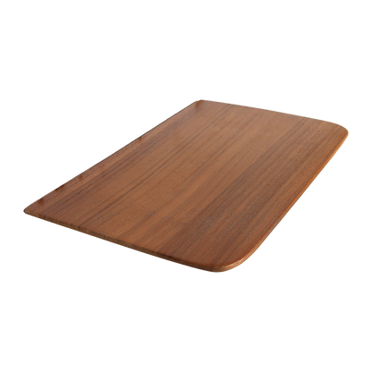 Estante de pared de teca Craftsman - juego de 2