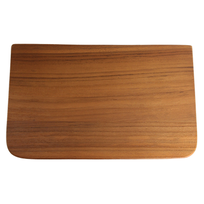 Estante de pared de teca Craftsman - juego de 2