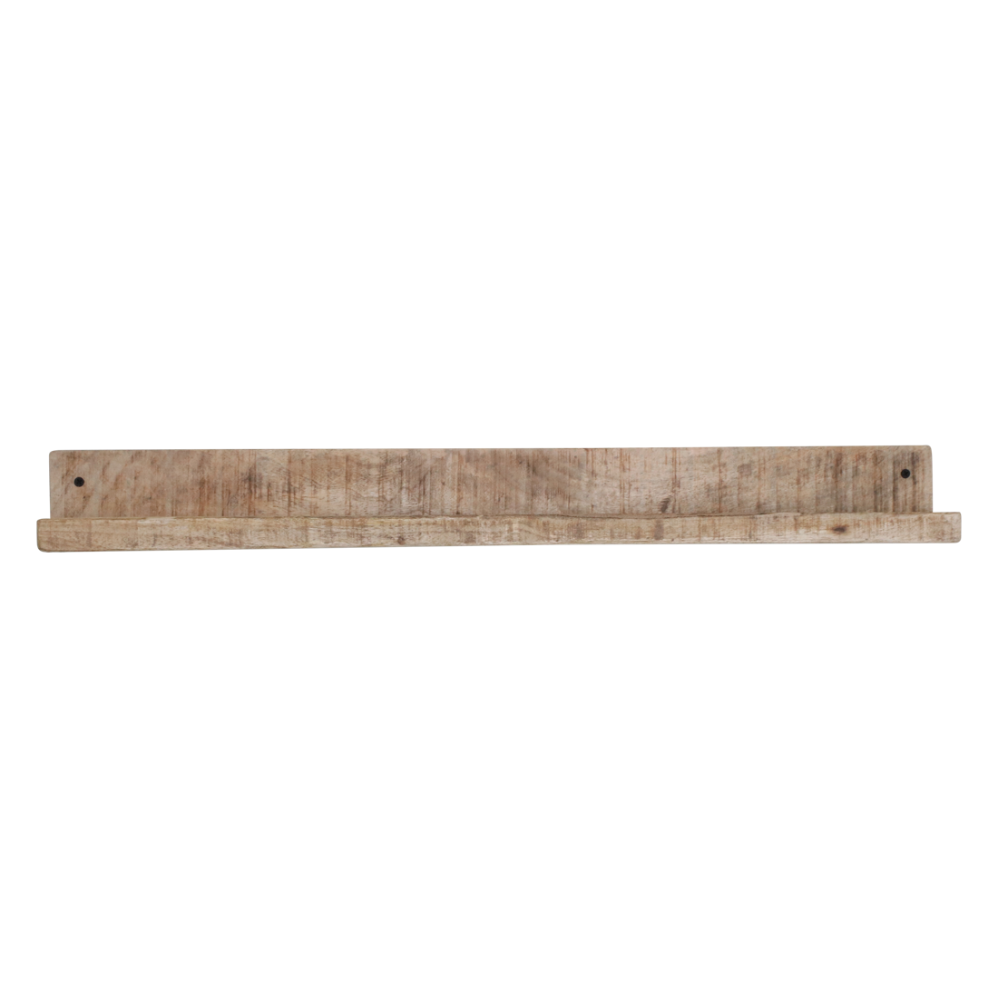 Estante de pared de madera de mango - Estante para fotos - 75x8x8 cm