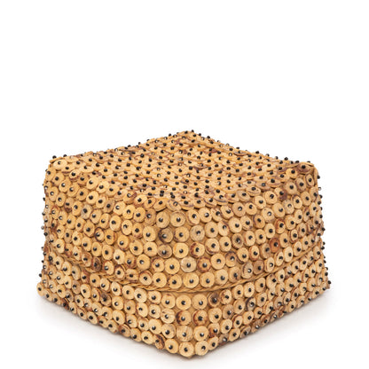 Cesta de cáscara de coco - Natural - G