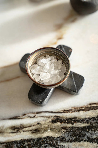 El salvamanteles de mármol