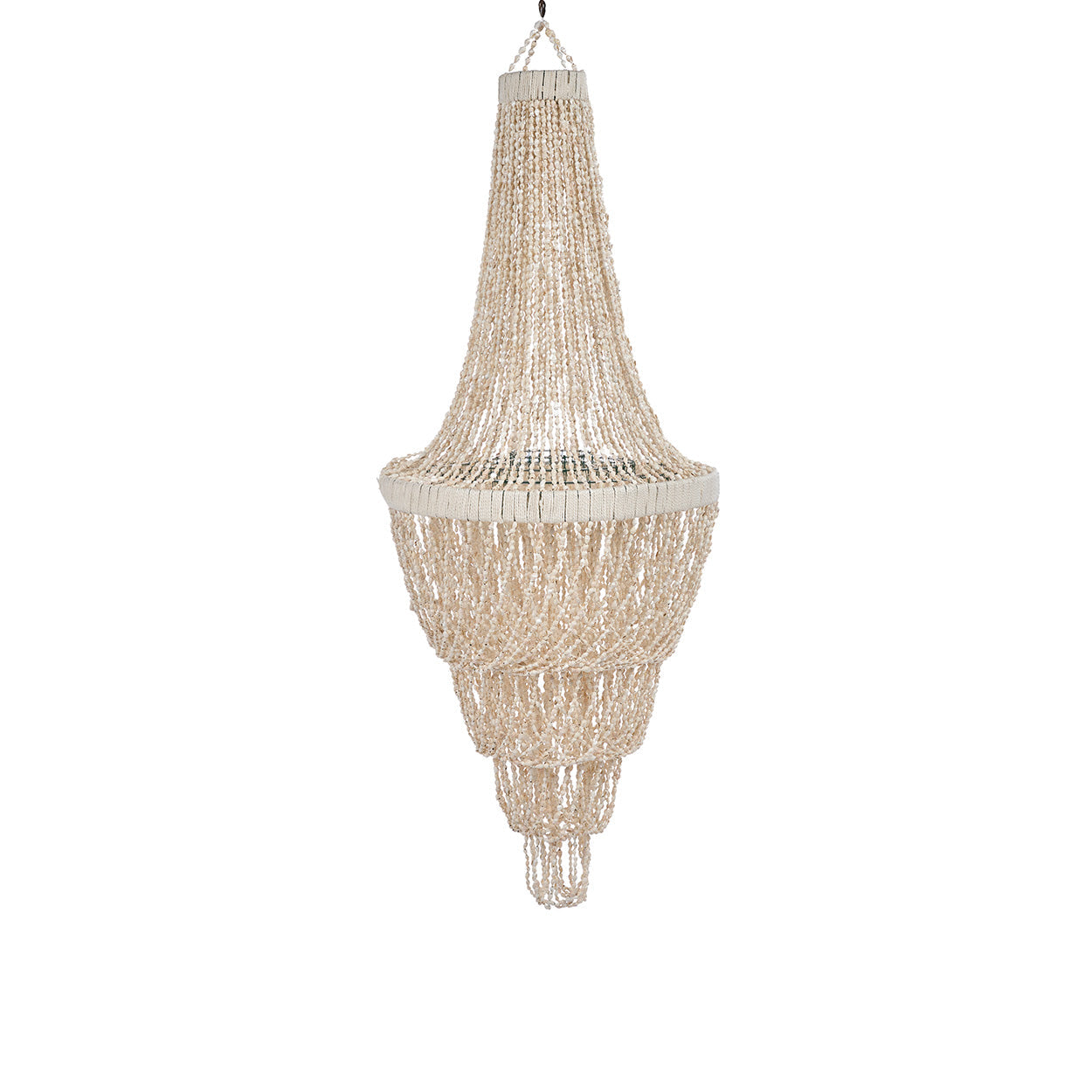 Lámpara de araña de conchas Ocean Tower - natural - L
