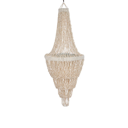 Lámpara de araña de conchas Ocean Tower - natural - L