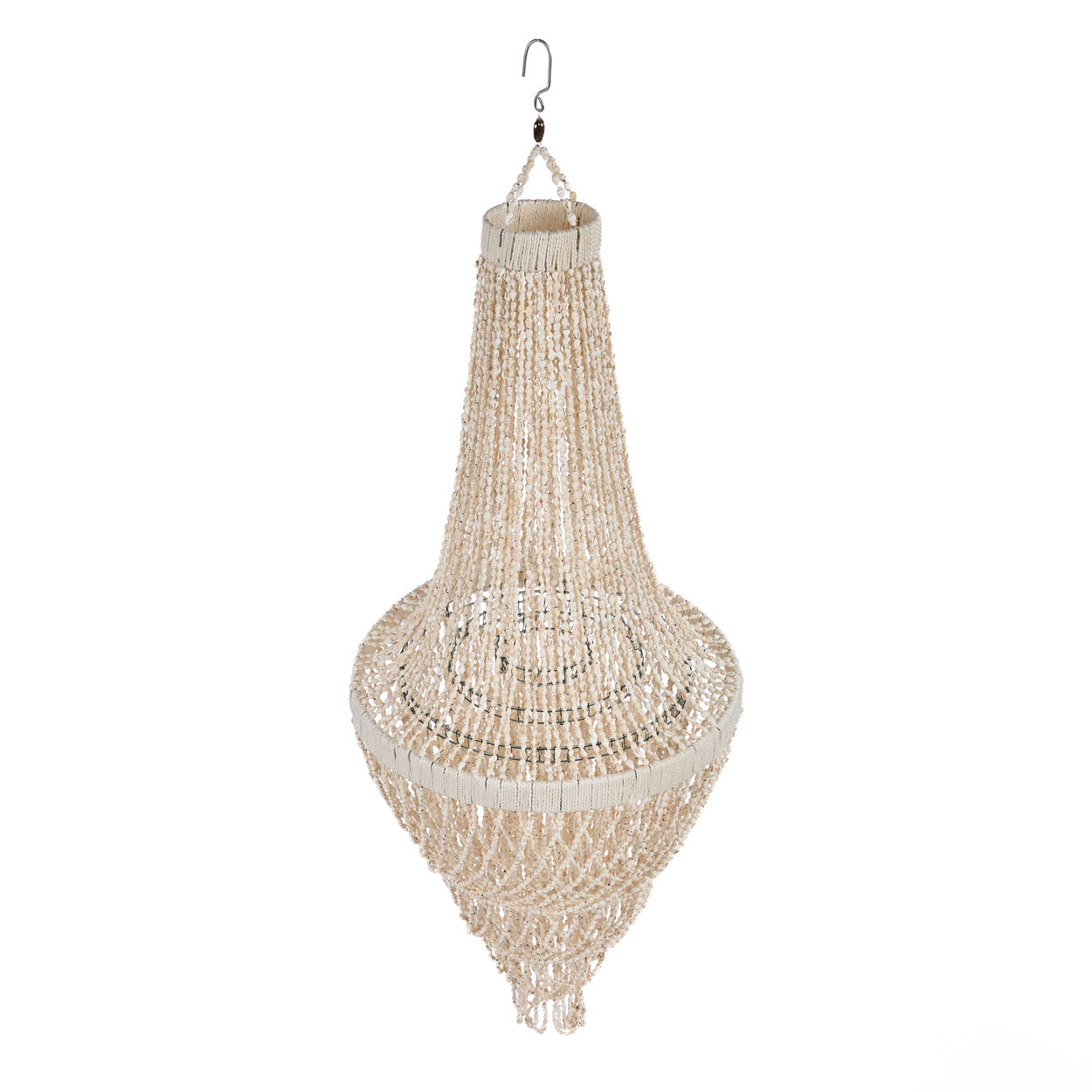 Lámpara de araña de conchas Ocean Tower - natural - L
