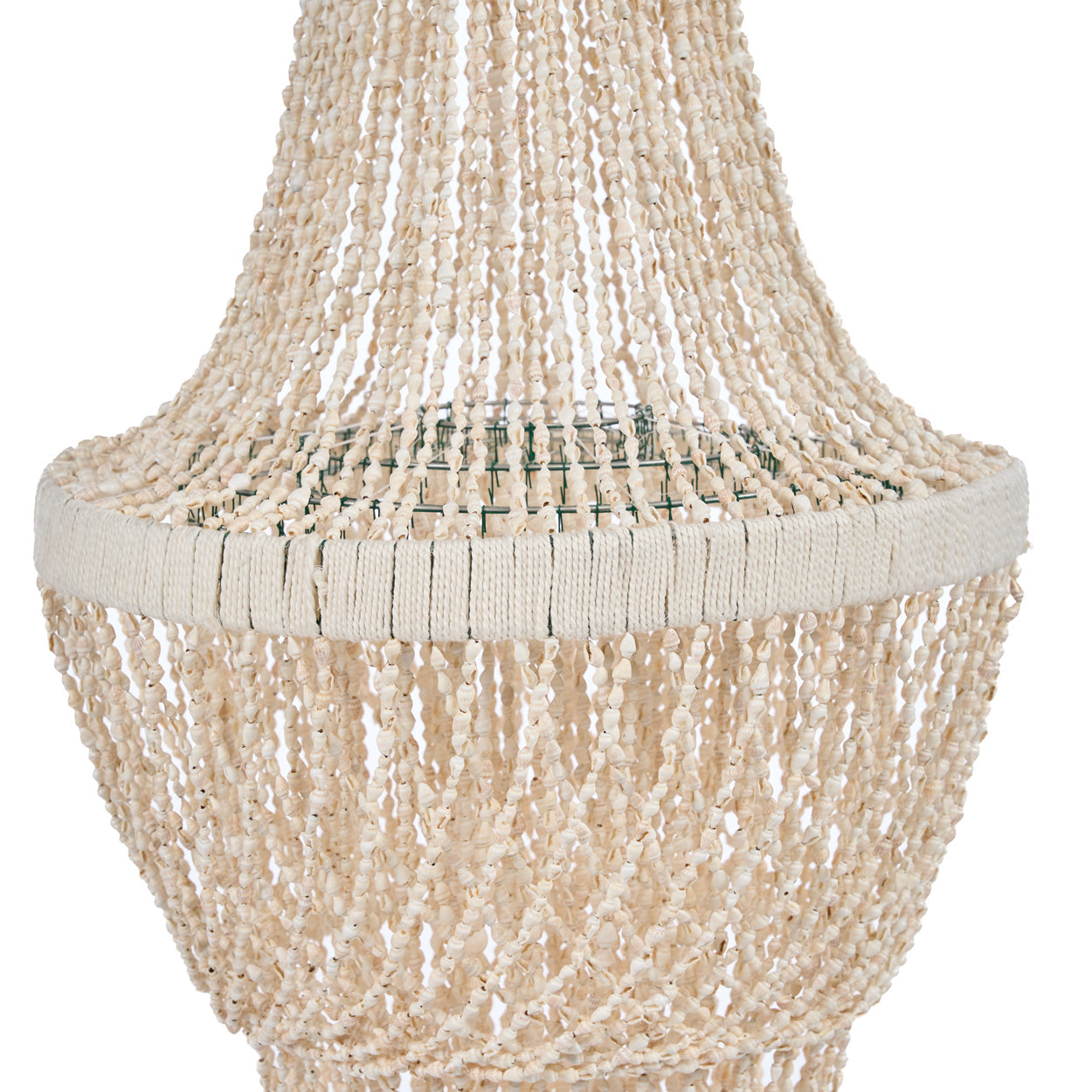 Lámpara de araña de conchas Ocean Tower - natural - L