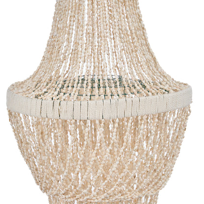 Lámpara de araña de conchas Ocean Tower - natural - L