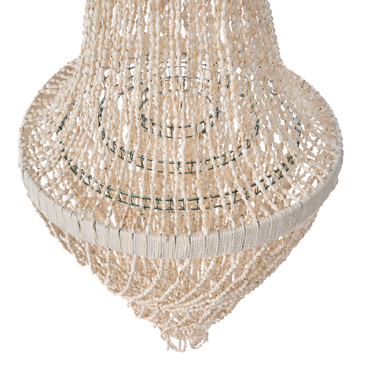 Lámpara de araña de conchas Ocean Tower - natural - L