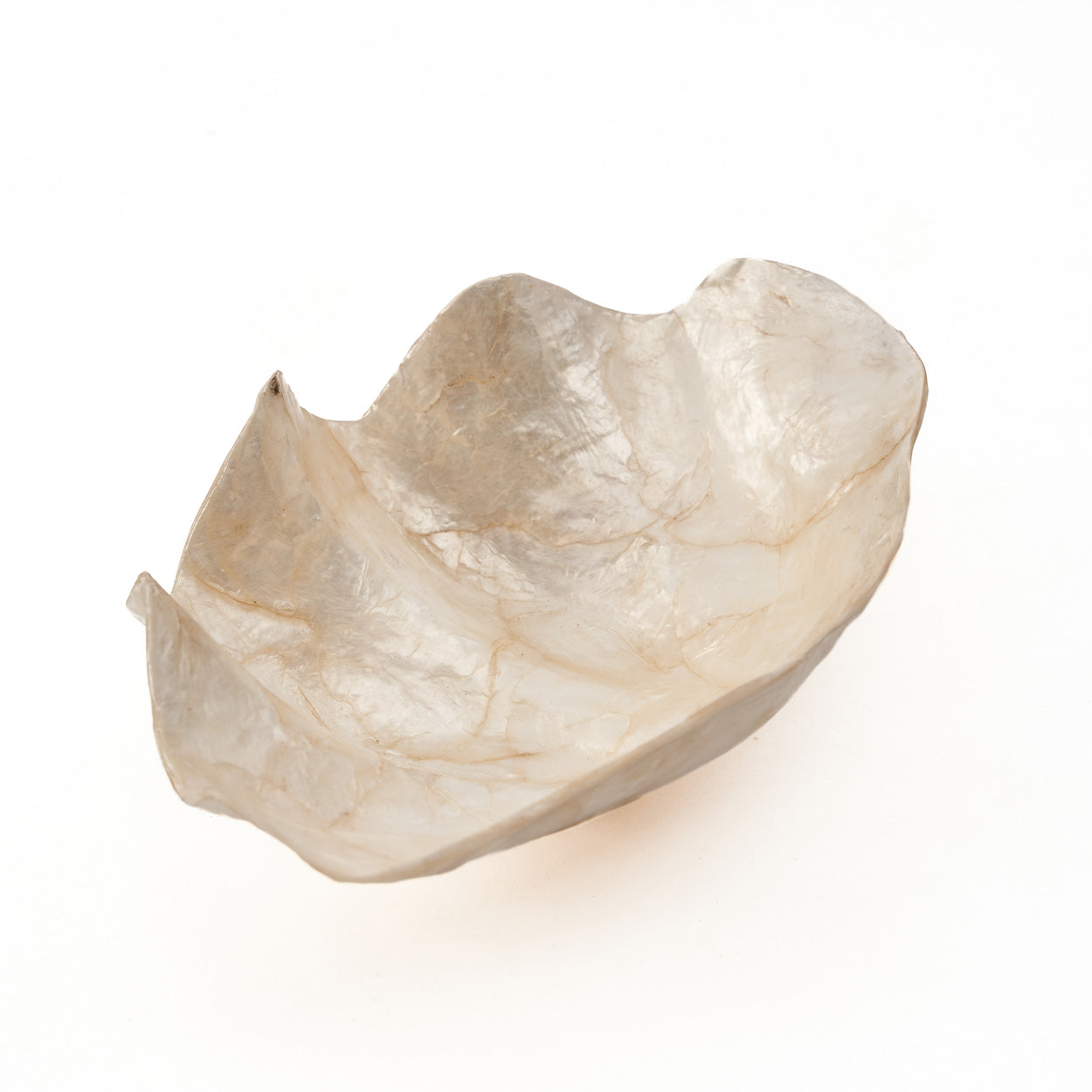Jabonera de nácar - blanca - S
