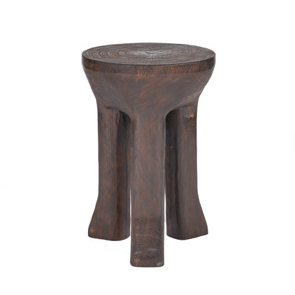 Mesa auxiliar Java con tres patas - Nogal oscuro