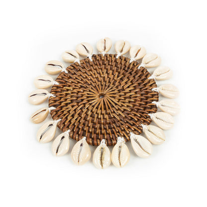 El posavasos Colonial Shell - Marrón natural
