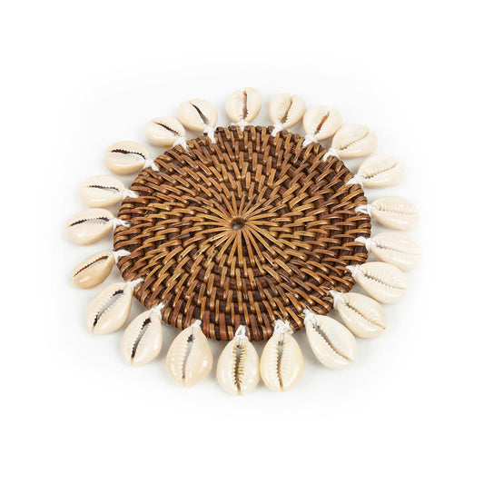 El posavasos Colonial Shell - Marrón natural