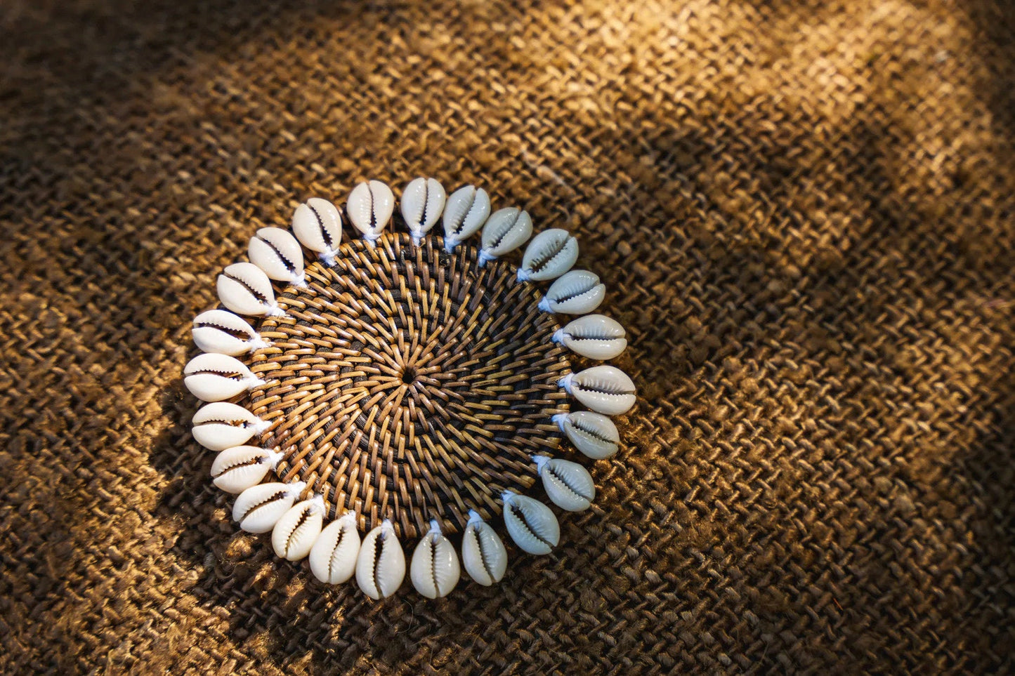 El posavasos Colonial Shell - Marrón natural