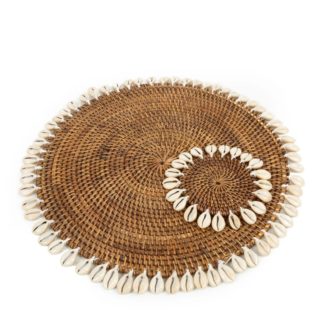 El posavasos Colonial Shell - Marrón natural
