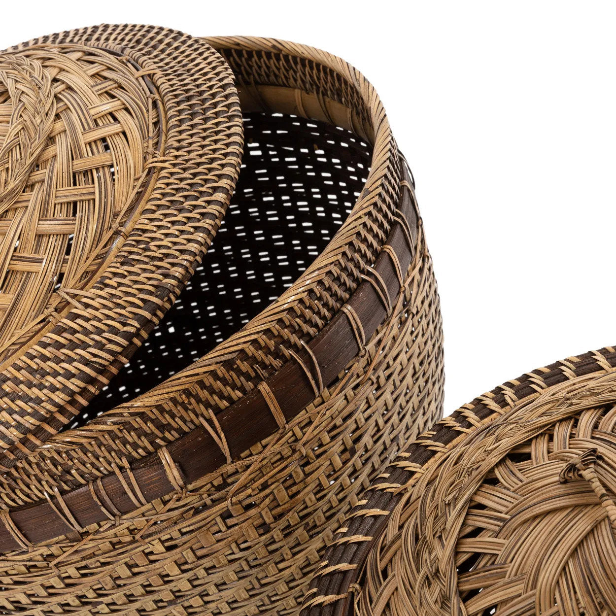 Cesta de Almacenamiento Colonial - Marrón Natural - M