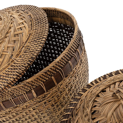 Cesta de Almacenamiento Colonial - Marrón Natural - M