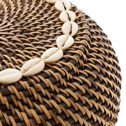 Cesta Colonial Peek-a-Boo - marrón natural - S