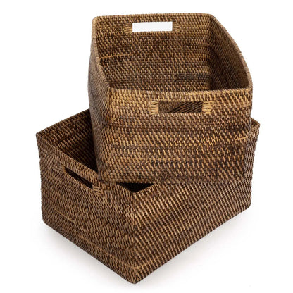 Cesta Revistero Colonial - Marrón Natural - G