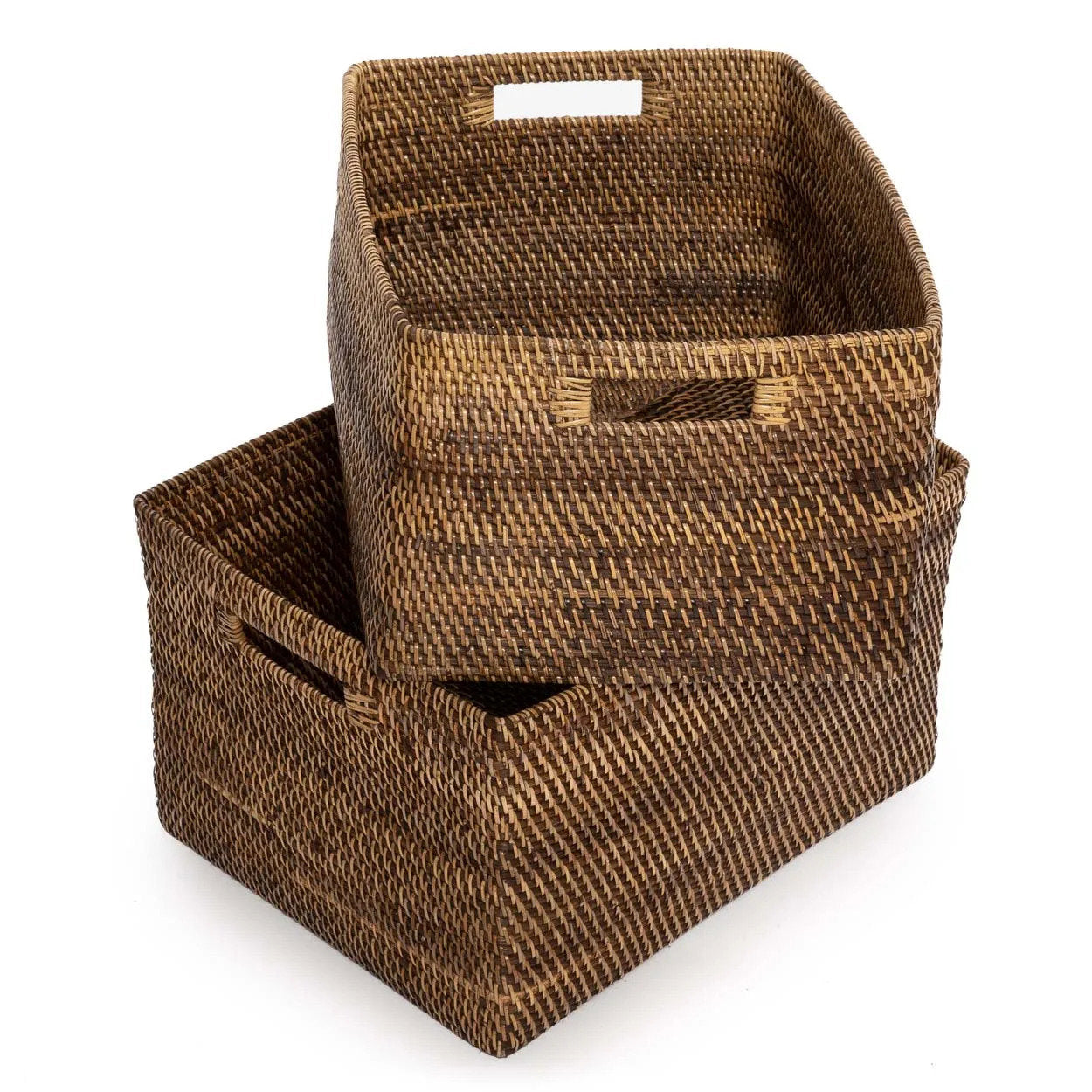 Cesta Colonial para Revistas - Marrón Natural - P