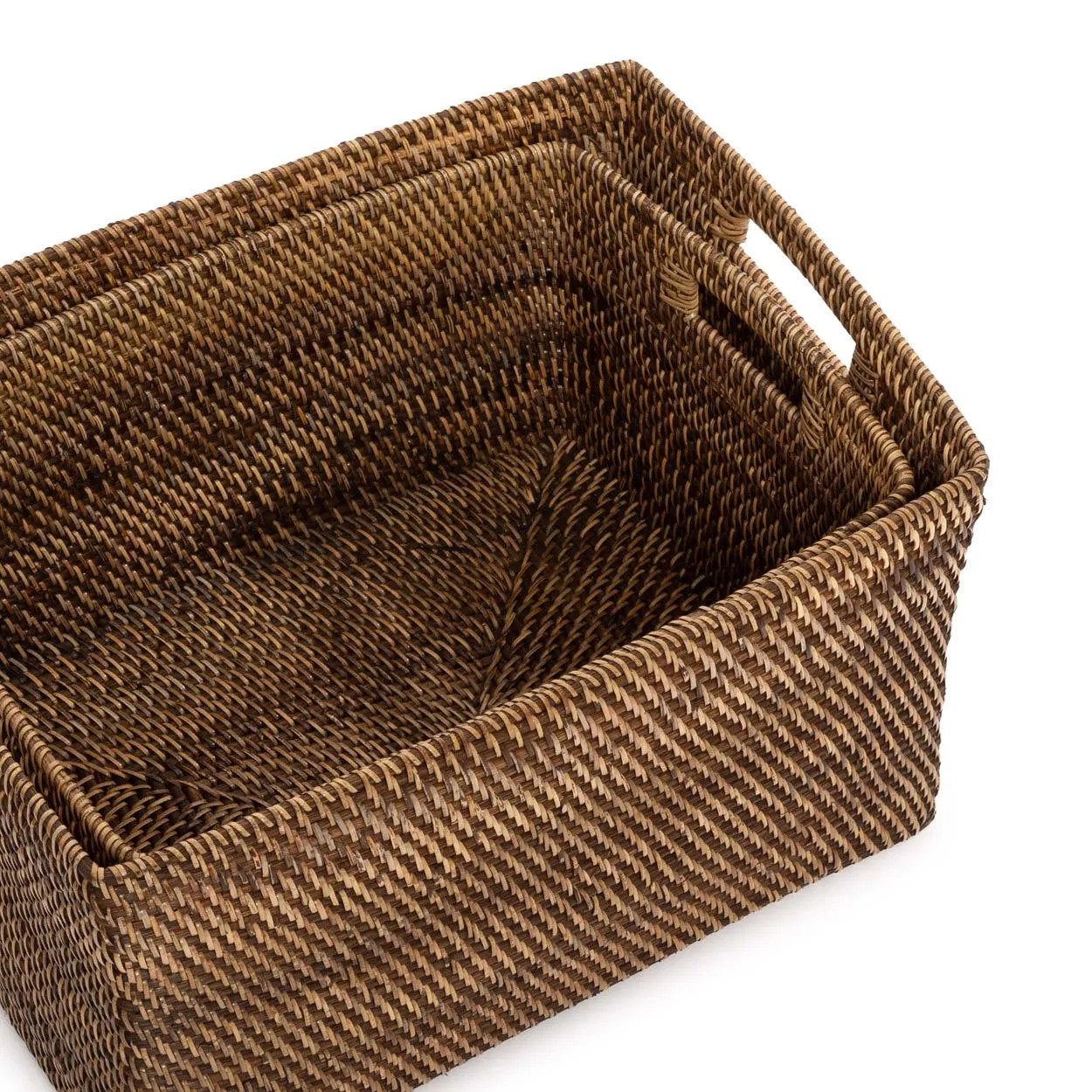 Cesta Colonial para Revistas - Marrón Natural - P