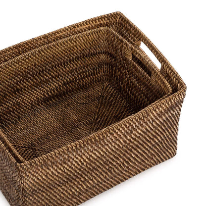 Cesta Colonial para Revistas - Marrón Natural - P