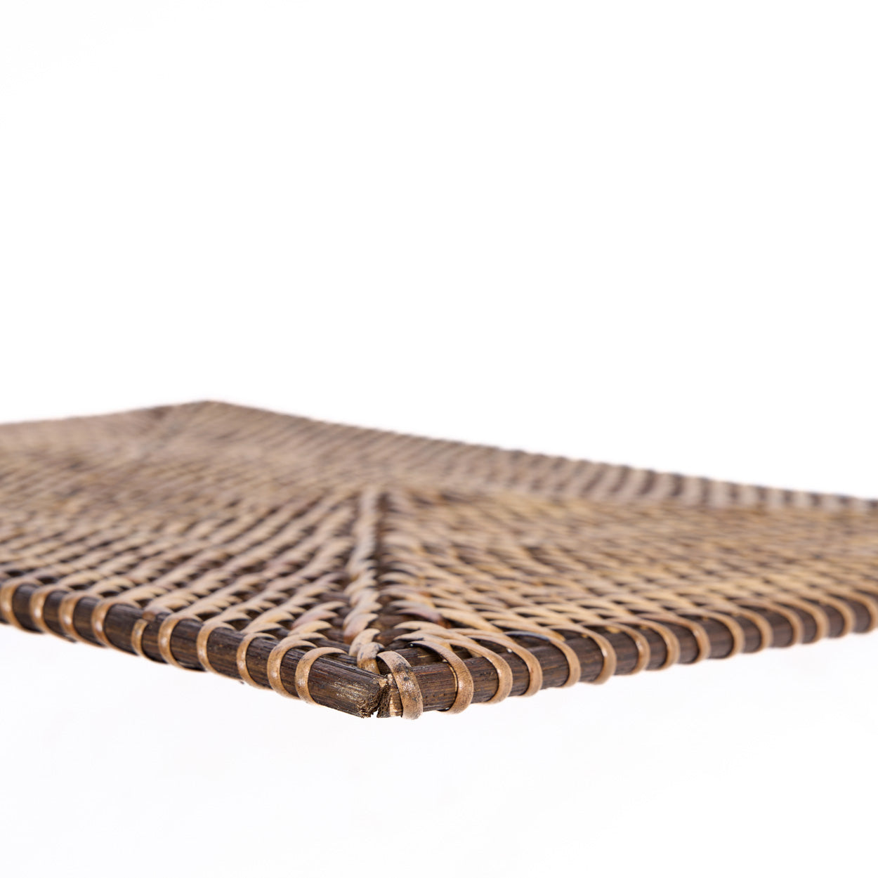 El mantel individual rectangular colonial - marrón natural