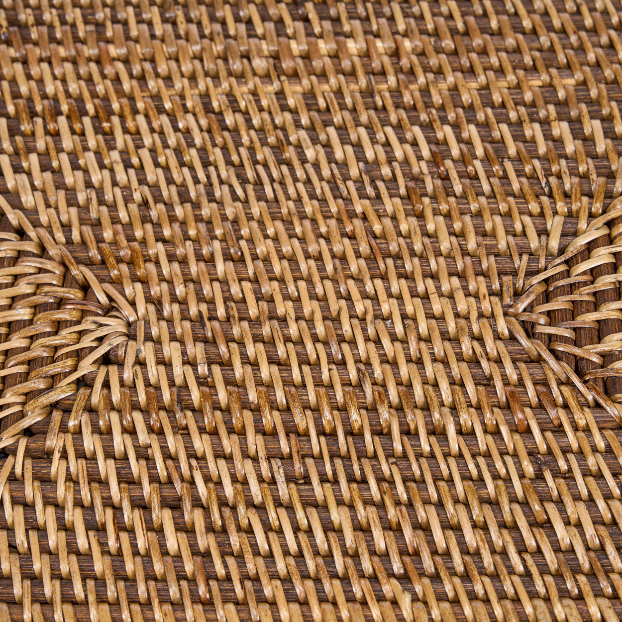 El mantel individual rectangular colonial - marrón natural